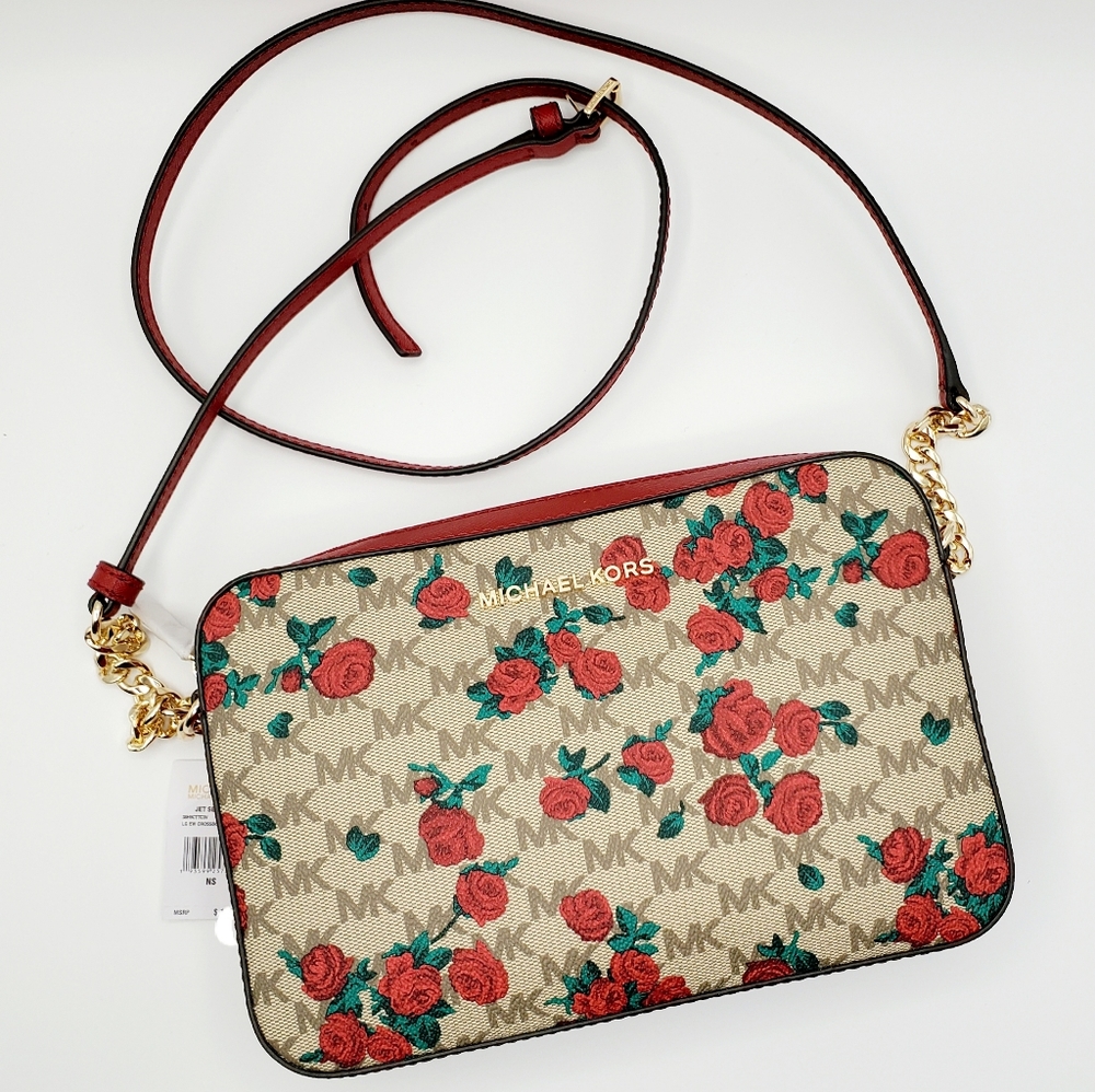 SALE‼️ MICHAEL KORS Jet Set floral